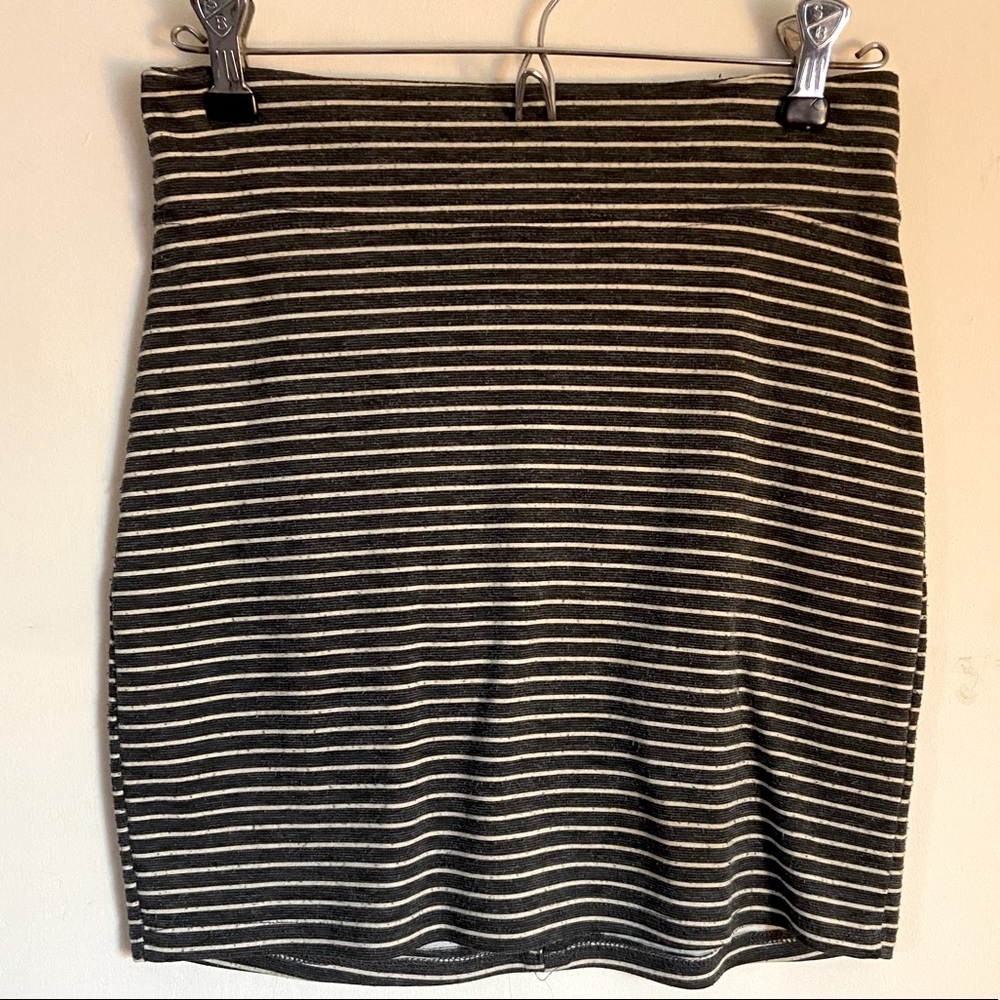 BDG stretch striped mini skirt